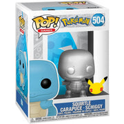 POKEMON - POP FUNKO VINYL FIGURE 504 SQUIRTLE SILVER (MT) 9CM