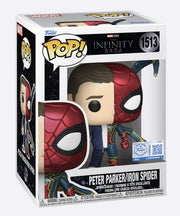 MARVEL - POP FUNKO VINYL FIGURE - IS SPLIT SPIDERMAN/PETER 9CM LCG25 EXCL