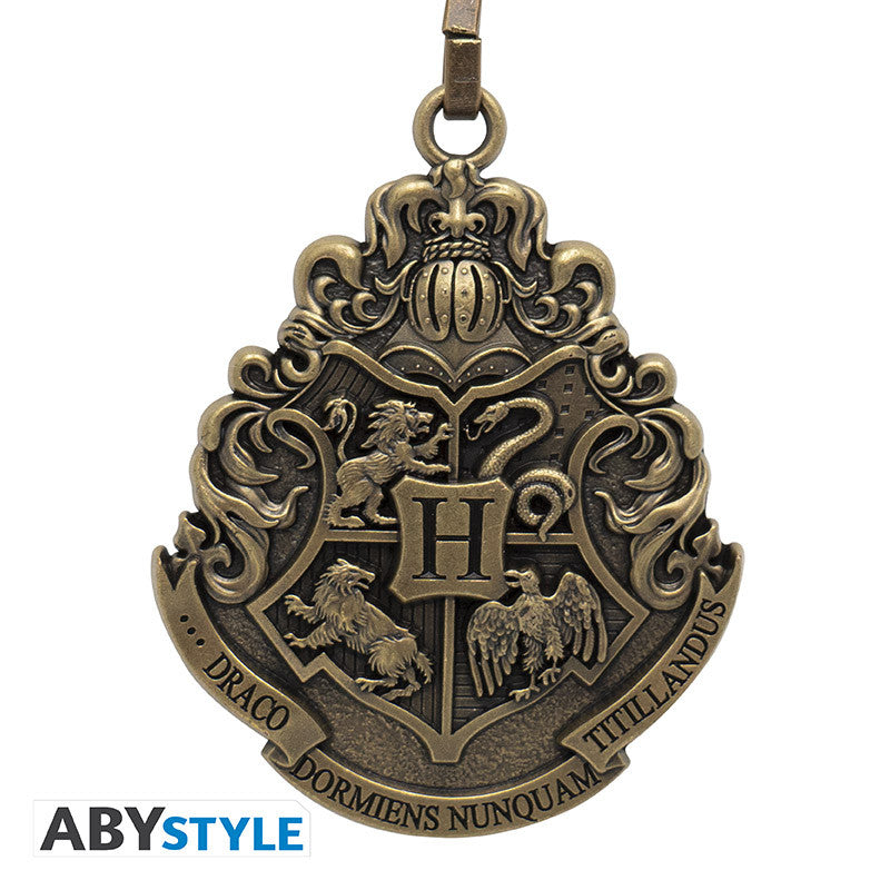 ABYKEY319_FR - HARRY POTTER - KEYCHAIN 3D - HOGWARTS’ CREST