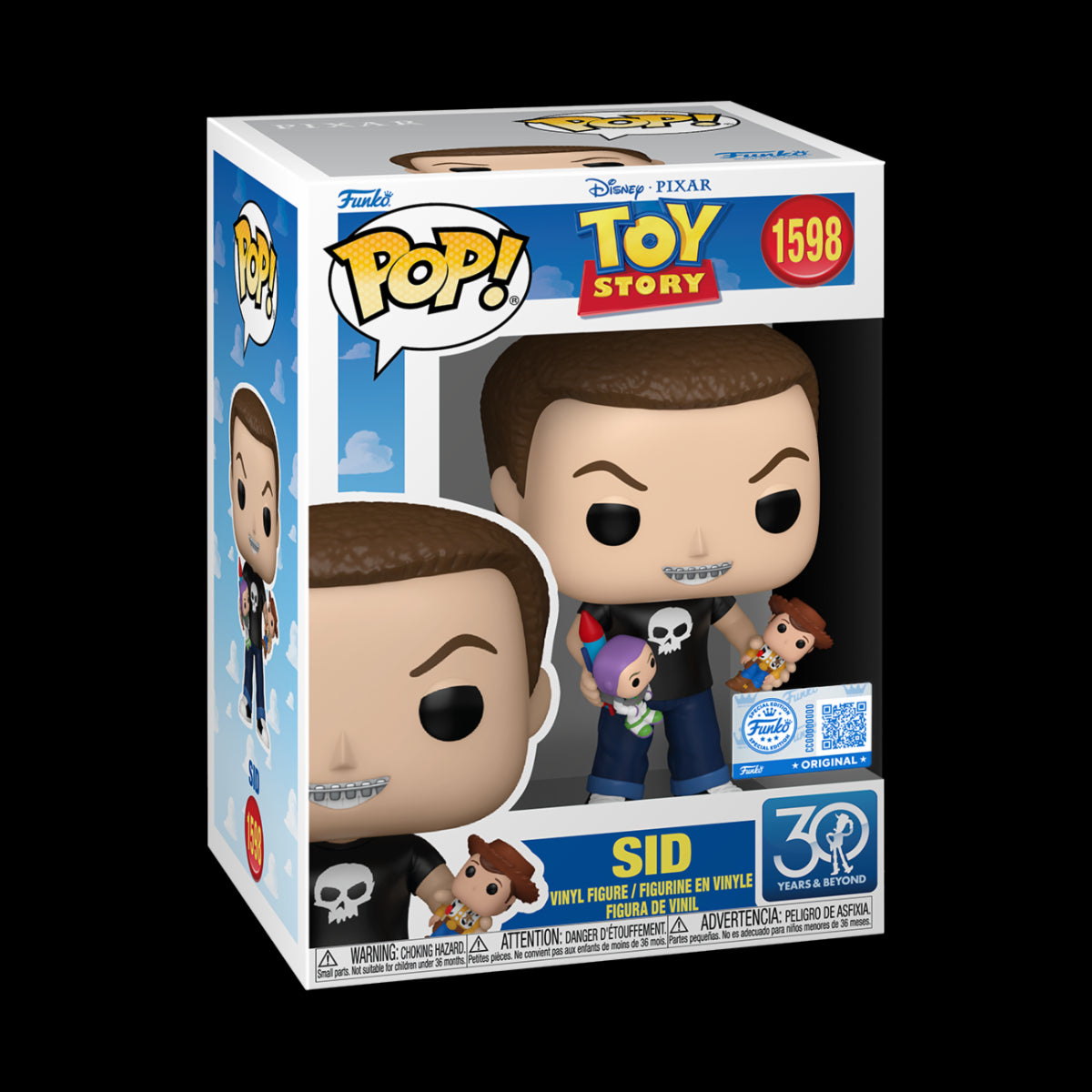 DISNEY - TOY STORY 30TH ANNIVERSARY - POP FUNKO VINYL FIGURE 1598 SID 9CM