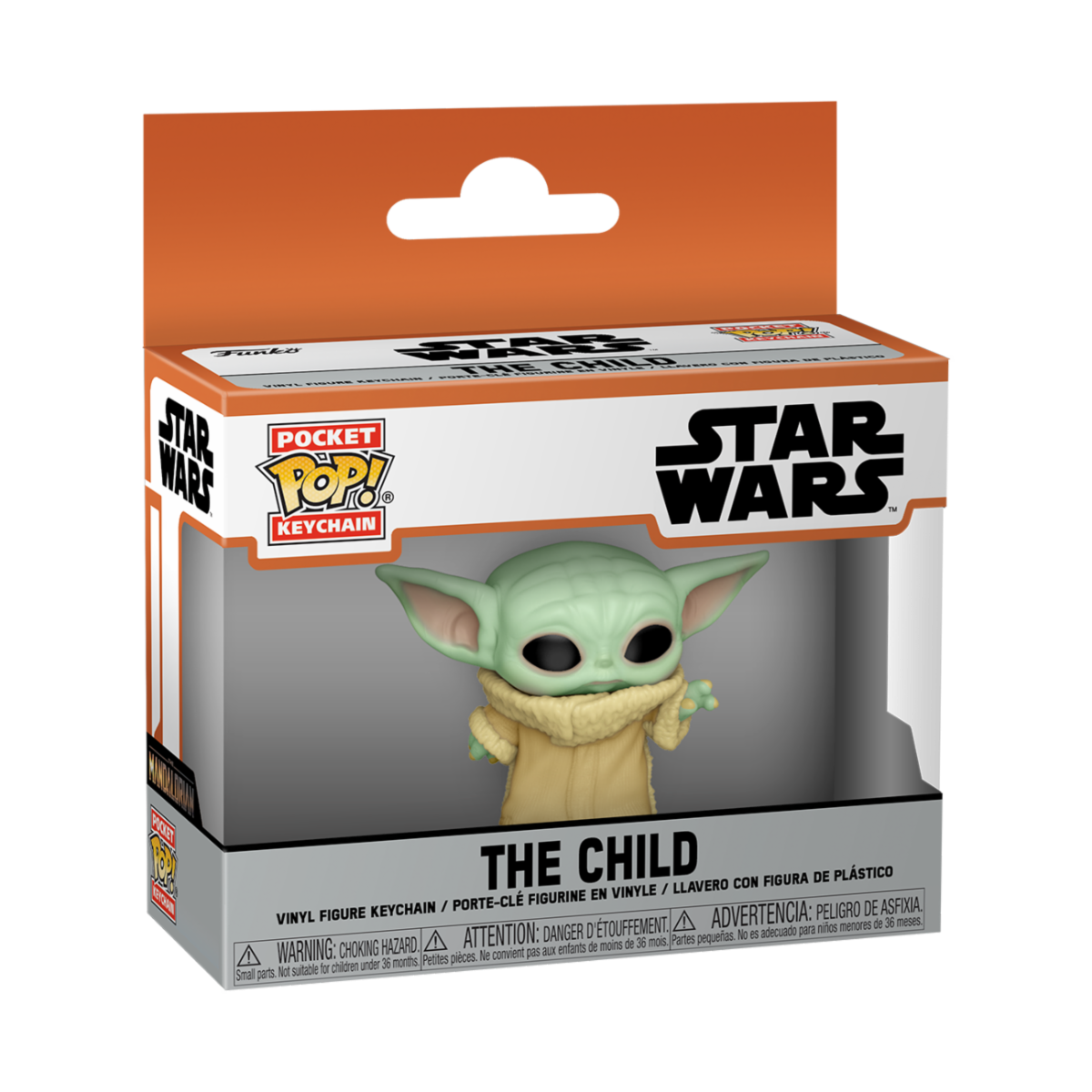 STAR WARS - THE MANDALORIAN - POP FUNKO VINYL KEYCHAIN THE CHILD 4CM