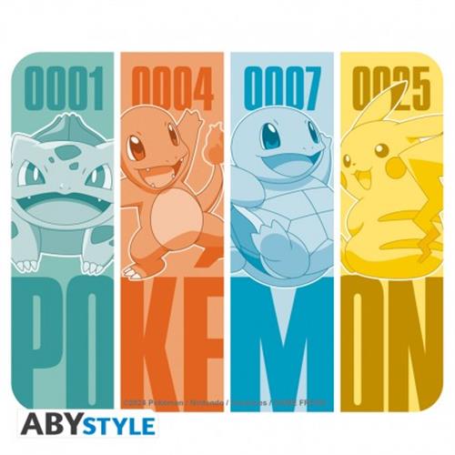 ABYACC549 - POKEMON - MOUSEPAD - KANTO STARTERS