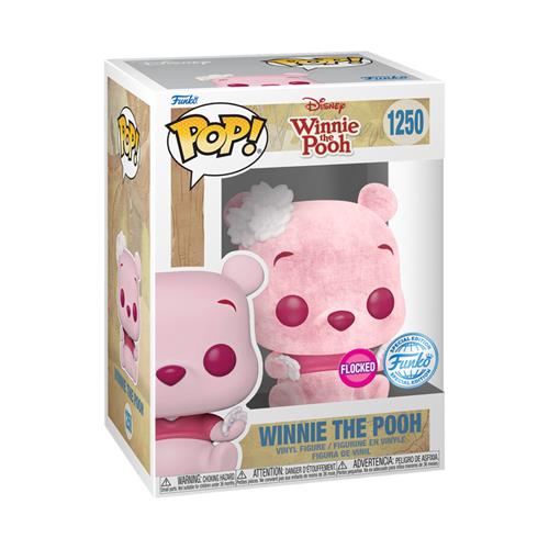 DISNEY WINNIE THE POOH - POP FUNKO VINYL FIGURE 1250 CHERRY POOH (FLOCKED) 9CM