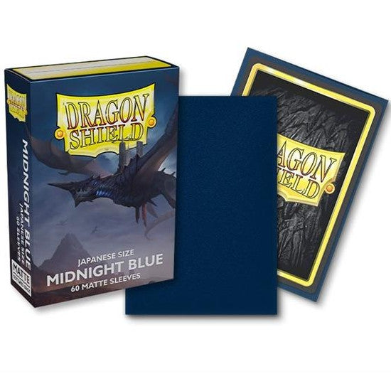 AT-11157 - 60 JAPANESE SIZE MATTE DUAL SLEEVES - MIDNIGHT BLUE