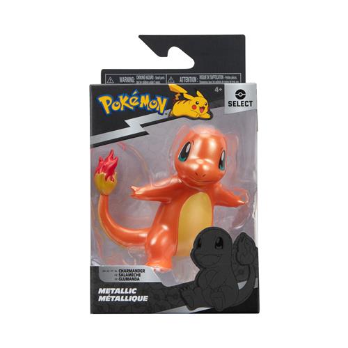 POKEMON SELECT - PK081703 - BATTLE FIGURE (METALLIC) 2 - PEZZO SINGOLO - CHARMANDER 8CM