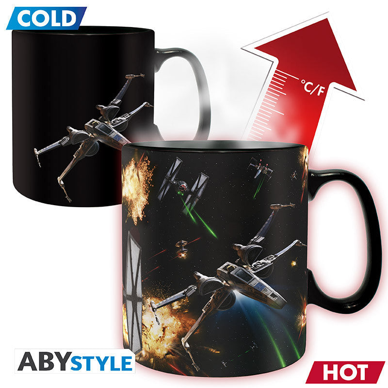 ABYMUGA548 - STAR WARS - MUG HEAT CHANGE 460ML - SPACE BATTLE
