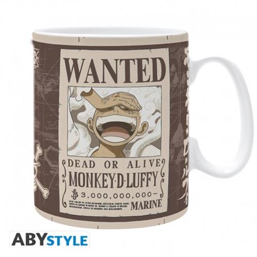 ABYMUGA581 - ONE PIECE - TAZZA 460ML - WANTED LUFFY