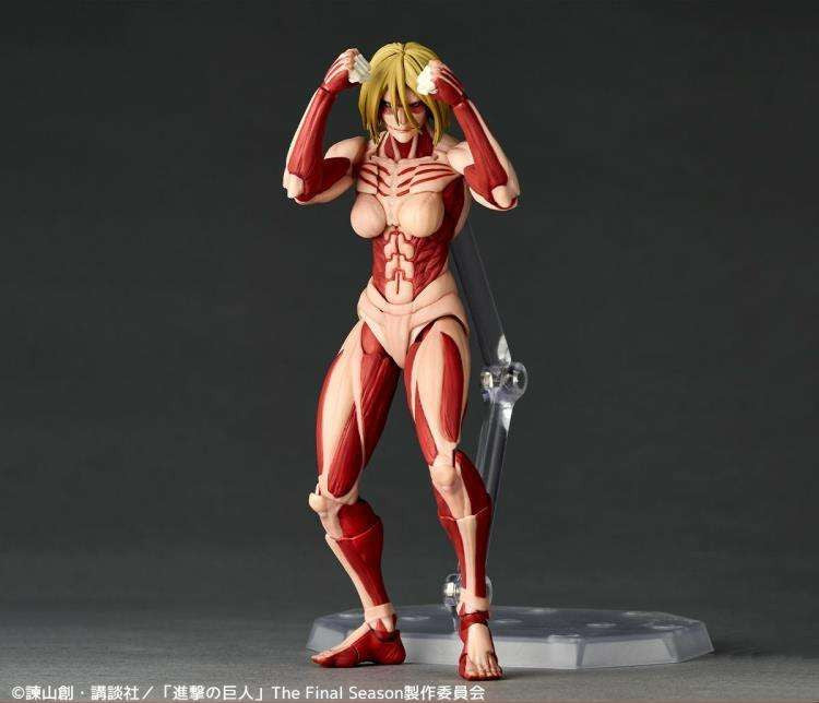 103625 - ATTACK ON TITAN - REVOLTECH AMAZING YAMAGUCHI - FEMALE TITAN - ACTION FIGURE 16CM