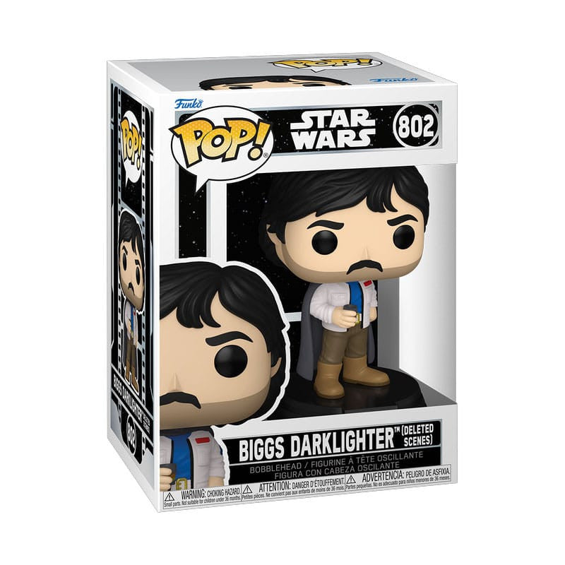 STAR WARS: DELETED SCENES - POP FUNKO VINYL FIGURE 802 BIGGS DARKLIGHTER (DELETED SCENES) 9CM