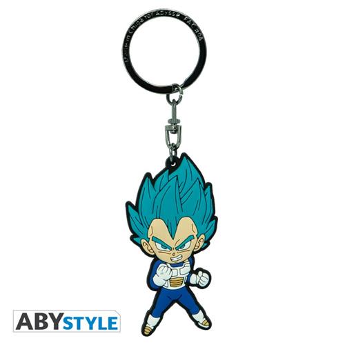 ABYKEY326 - DRAGON BALL SUPER - PORTACHIAVI PVC - VEGETA SUPER SAIYAN BLUE