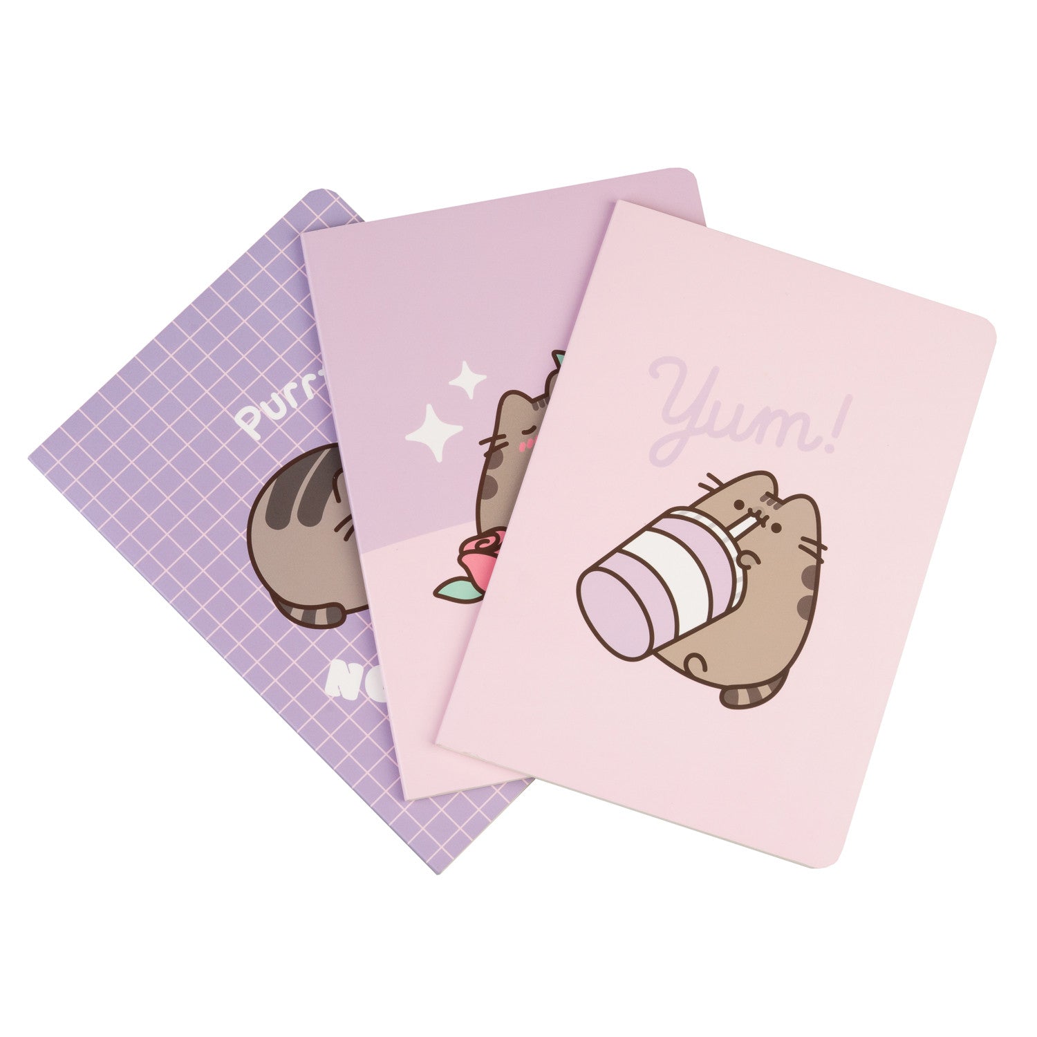 PCA5009 - PUSHEEN THE CAT - SET 3 A5 NOTEBOOK - PUSHEEN MOMENTS