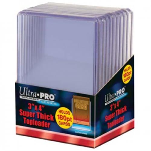 82328 - 10 TOPLOADER 3" X 4" - SUPER THICK 180PT