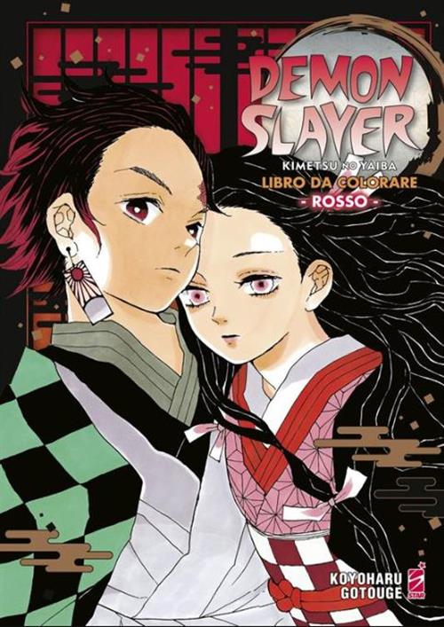 DEMON SLAYER - LIBRO DA COLORARE - ROSSO VOL.1