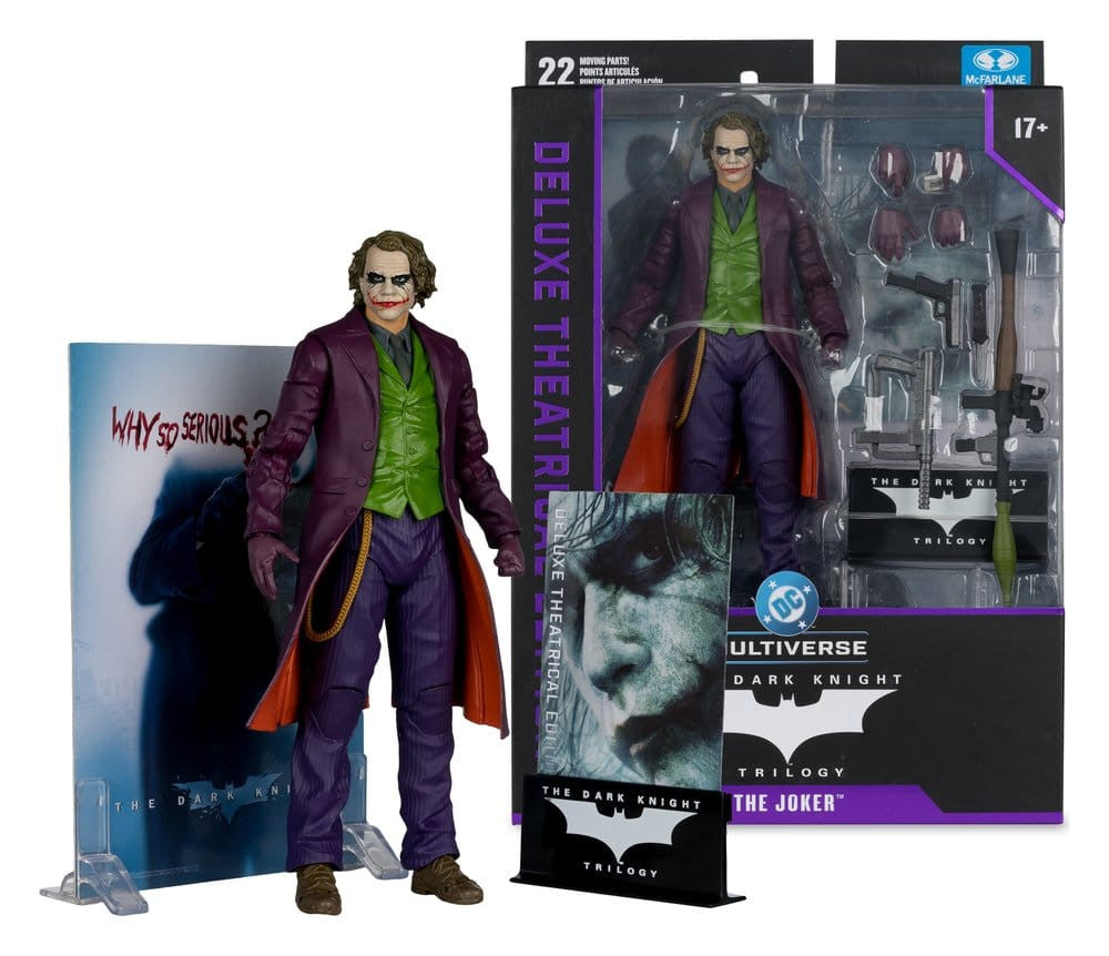 DC THEATRICAL DELUXE - JOKER (THE DARK KNIGHT) - ACTION FIGURE 18CM