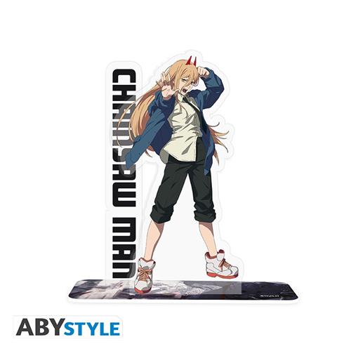 ABYACF134 - CHAINSAW MAN - ACRYL 2D PRINT FIGURE - POWER 10CM