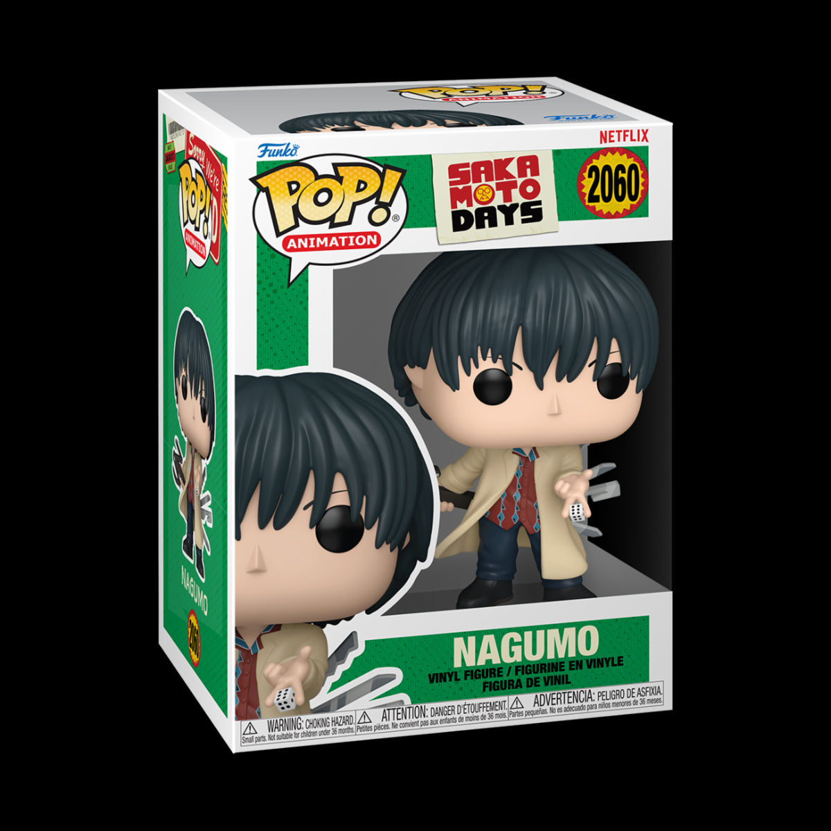 SAKAMAOTO DAYS - POP FUNKO VINYL FIGURE 2060 YOICHI NAGUMO 9CM