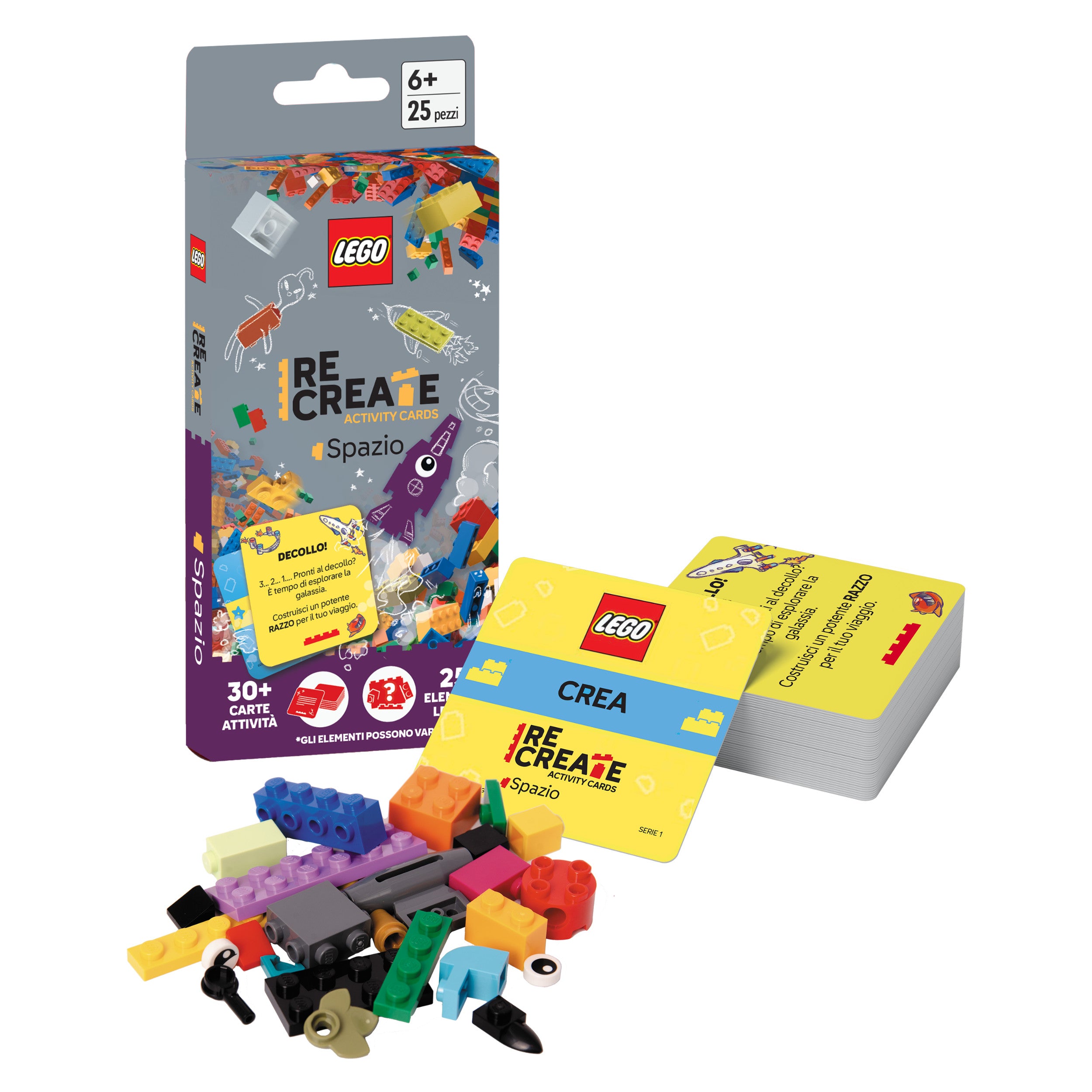 LEGO RECREATE - ACTIVITY CARDS - SPAZIO - PRIMA RELEASE