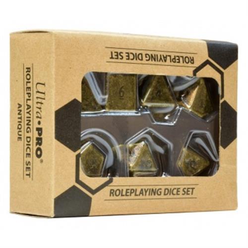 85088 - HEAVY METAL 7 DICE RPG SET - ANTIQUE BRONZE