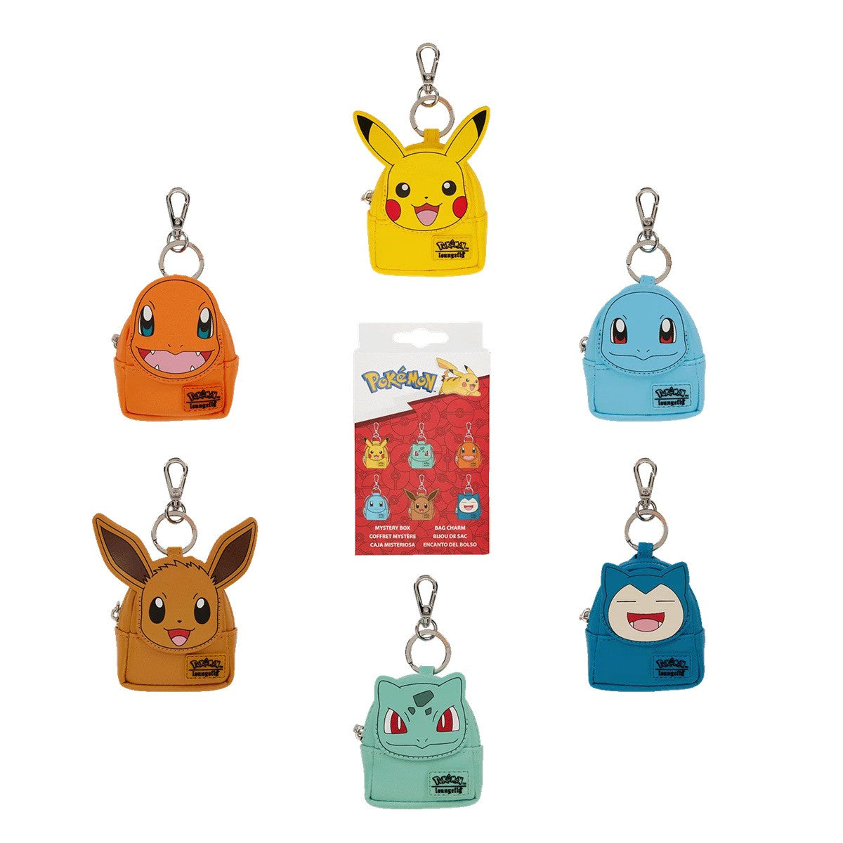 POKEMON - MISTERY MINI BACKPACK BAG CHARM - DISPLAY 12 PZ