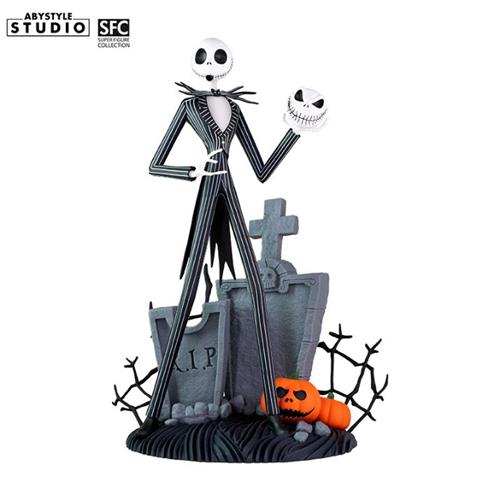 ABYFIG133 - NIGHTMARE BEFORE CHRISTMAS - SUPER FIGURE COLLECTION - JACK SCARY SMILING FACE 20CM