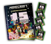 MINECRAFT CELEBRATION - STICKER ALBUM - STARTER SET