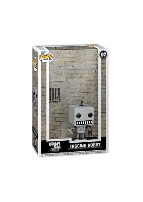 BANKSY - POP FUNKO ART COVERS VINYL FIGURE 02 TAGGING ROBOT