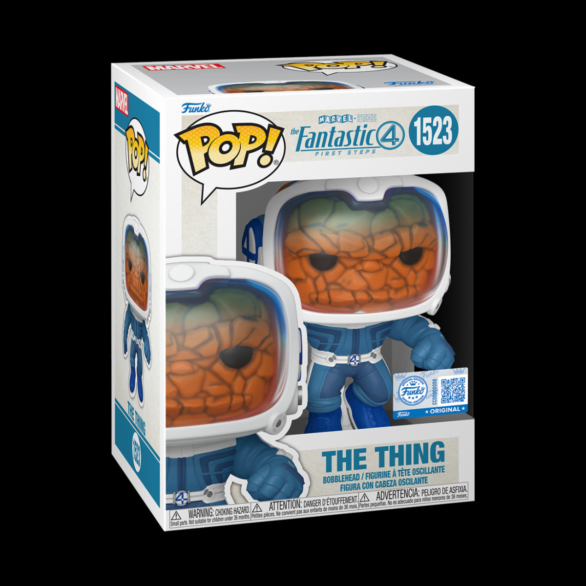 MARVEL: FANTASTIC FOUR - POP FUNKO VINYL FIGURE 1523 THE THING 9CM