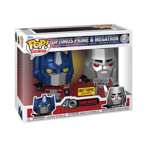 TRANSFORMERS: GENERATION 1 - POP FUNKO VINYL FIGURE 2-PACK OPTIMUS & MEGATRON (MT) 9CM