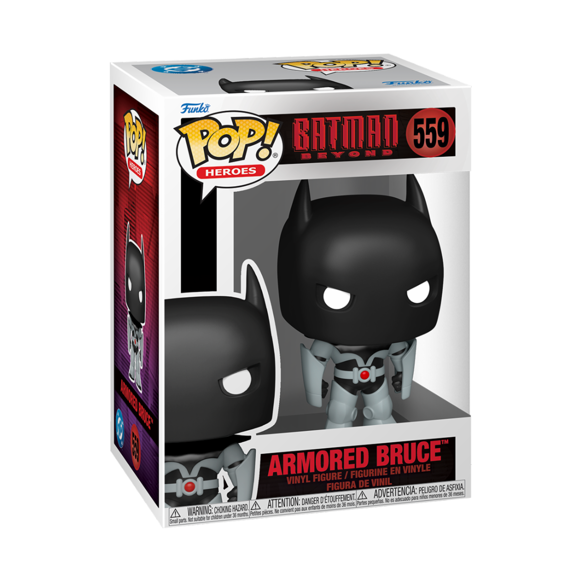 DC COMICS: BATMAN BEYOND - POP FUNKO VINYL FIGURE 559 ARMORED BRUCE 9CM