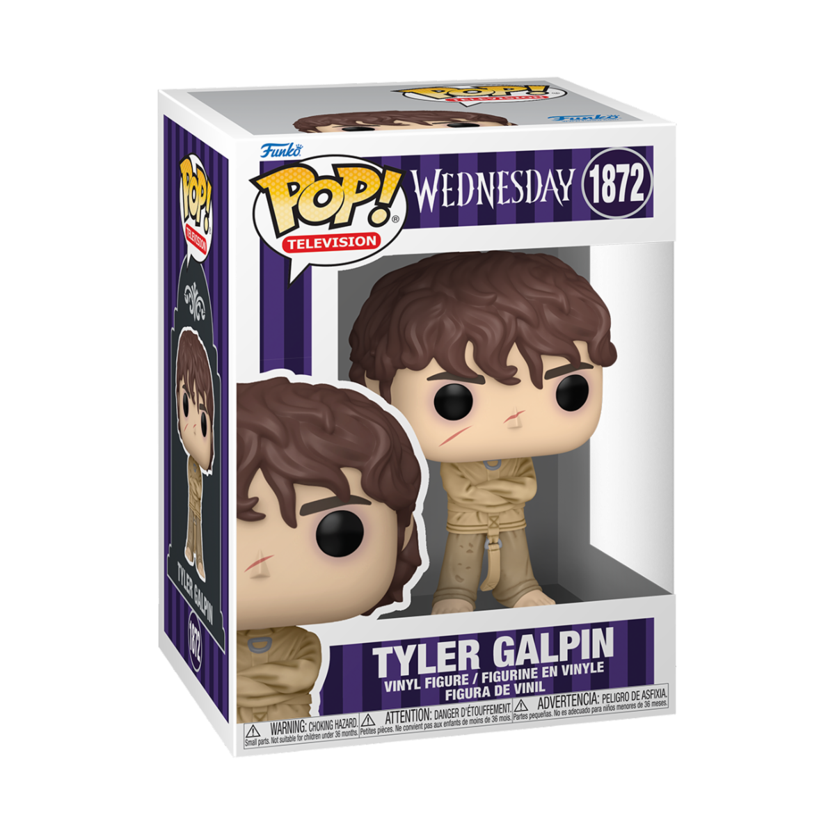 WEDNESDAY S2 PT 2 - POP FUNKO VINYL FIGURE 1872 TYLER GALPIN 9CM