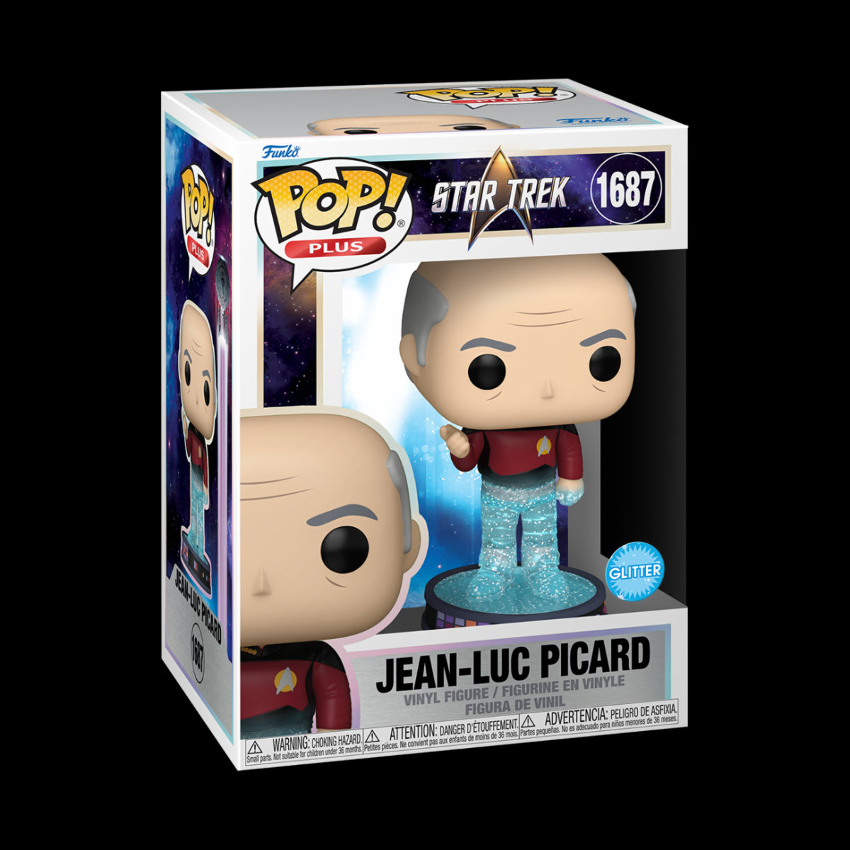 STAR TREK: TRANSPORTER - POP FUNKO VINYL FIGURE 1687 PICARD 9CM