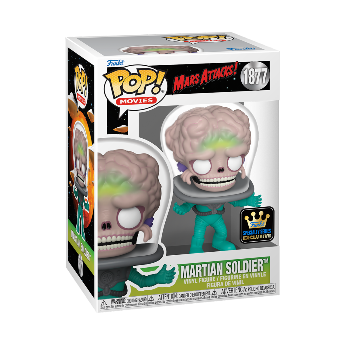 MARS ATTACKS - POP FUNKO VINYL FIGURE 1877 SOLDIER REGULAR 9CM