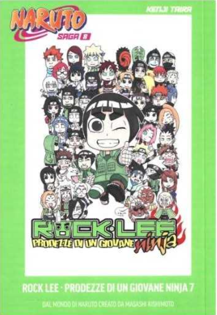 NARUTO SAGA VOL.7: NARUTO MANGA - ROCK LEE, PRODEZZE DI UN GIOVANE NINJA VOL.6