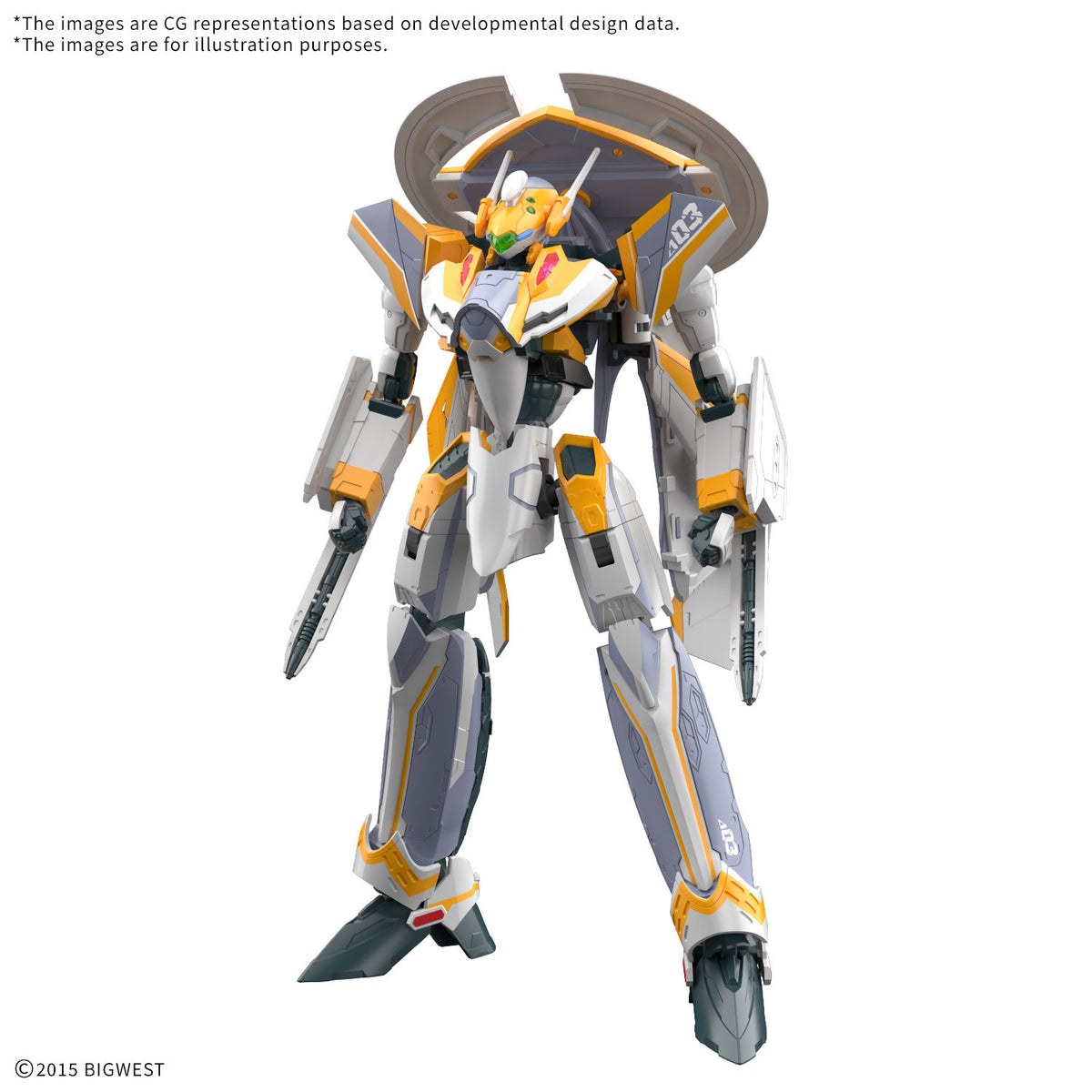 MK72546 - HIGH GRADE - MACROSS - VF-31E SIEGFRIED (CHUCK MUSTANG USE) - MODEL KIT 1/100