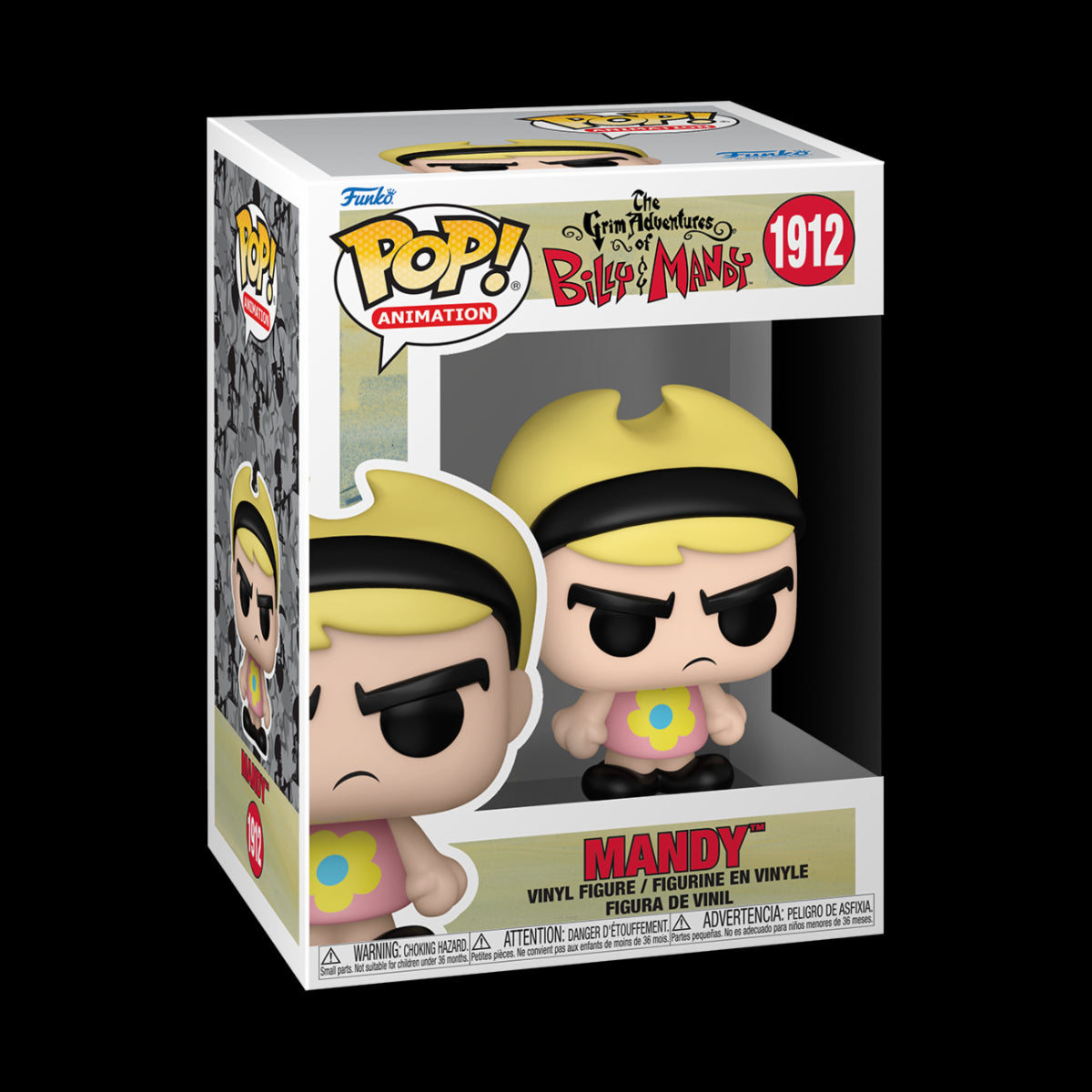 THE GRIM ADVENTURES OF BILLY & MANDY - POP FUNKO VINYL FIGURE 1912 MANDY 9CM