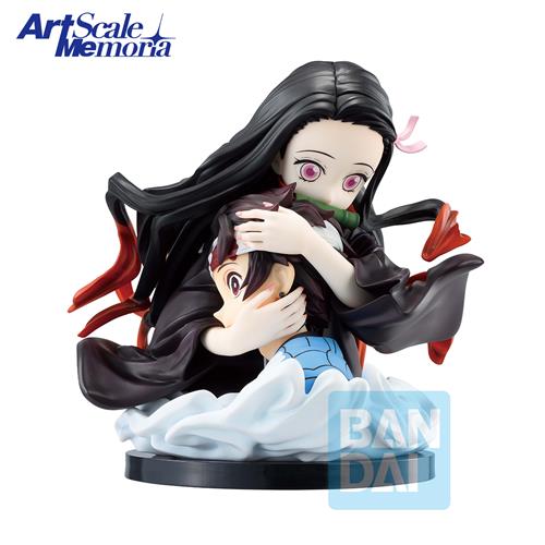 67087 - DEMON SLAYER - ICHIBANSHO FIGURE FROM ICHIBAN KUJI LOCUS - NEZUKO & TANJIRO 15CM