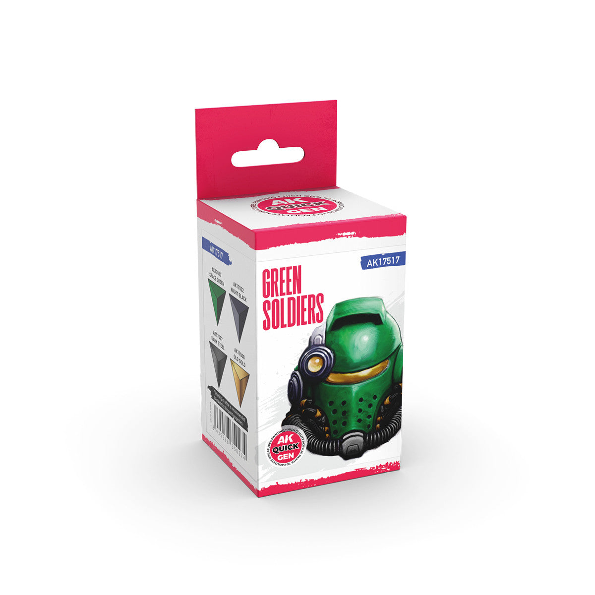 AK17517 - QUICK GEN SET - GREEN SOLDIERS - SET DA 4 COLORI