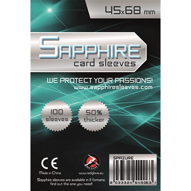 SAPPHIRE AZURE - 100 BUSTE PROTETTIVE 45X68MM