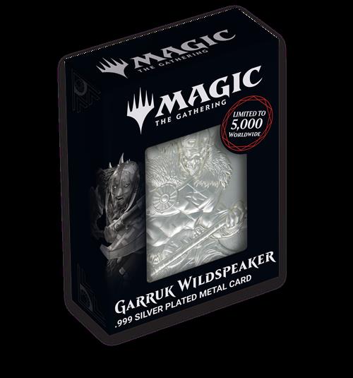 HAS-MAG31 - MAGIC THE GATHERING - SILVER PLATED COLLECTIBLE - GARRUK WILDSPEAKER