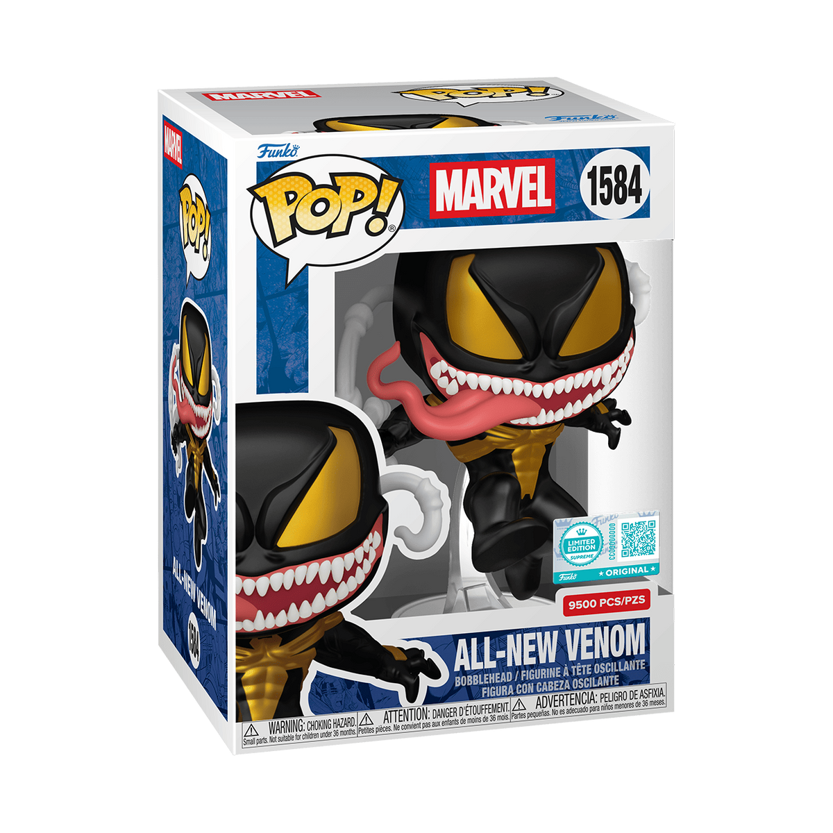 MARVEL S5 - POP FUNKO VINYL FIGURE - GLD VENOM 9CM FUNSIDE EXCL