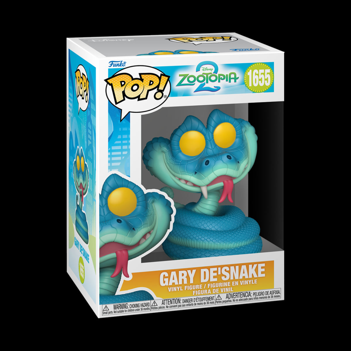 ZOOTOPIA 2 - POP FUNKO VINYL FIGURE 1655 GARY DE'SNAKE 9CM