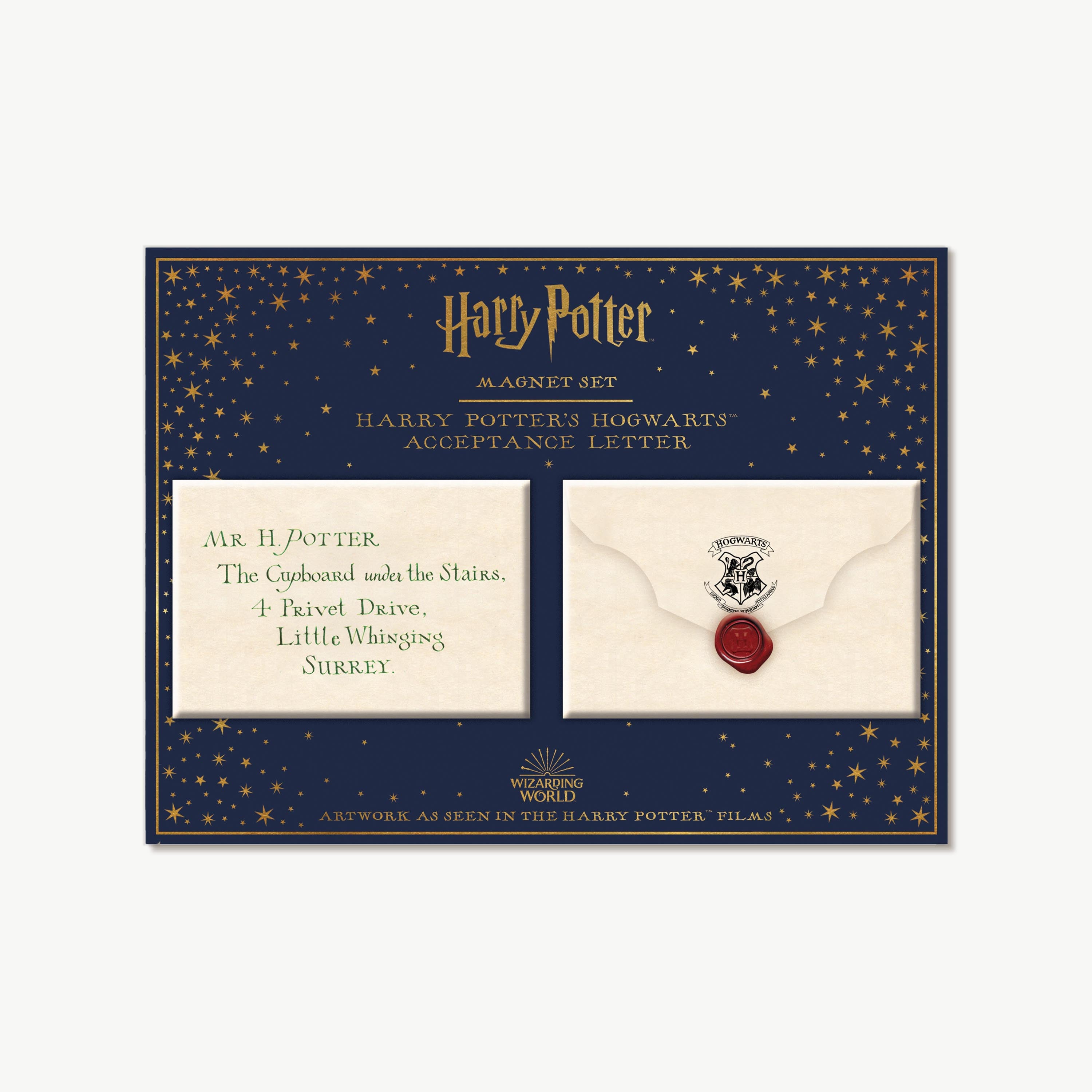 HPM05 - HOGWARTS HARRY POTTER'S HOGWARTS ACCEPTANCE LETTER - MAGNET