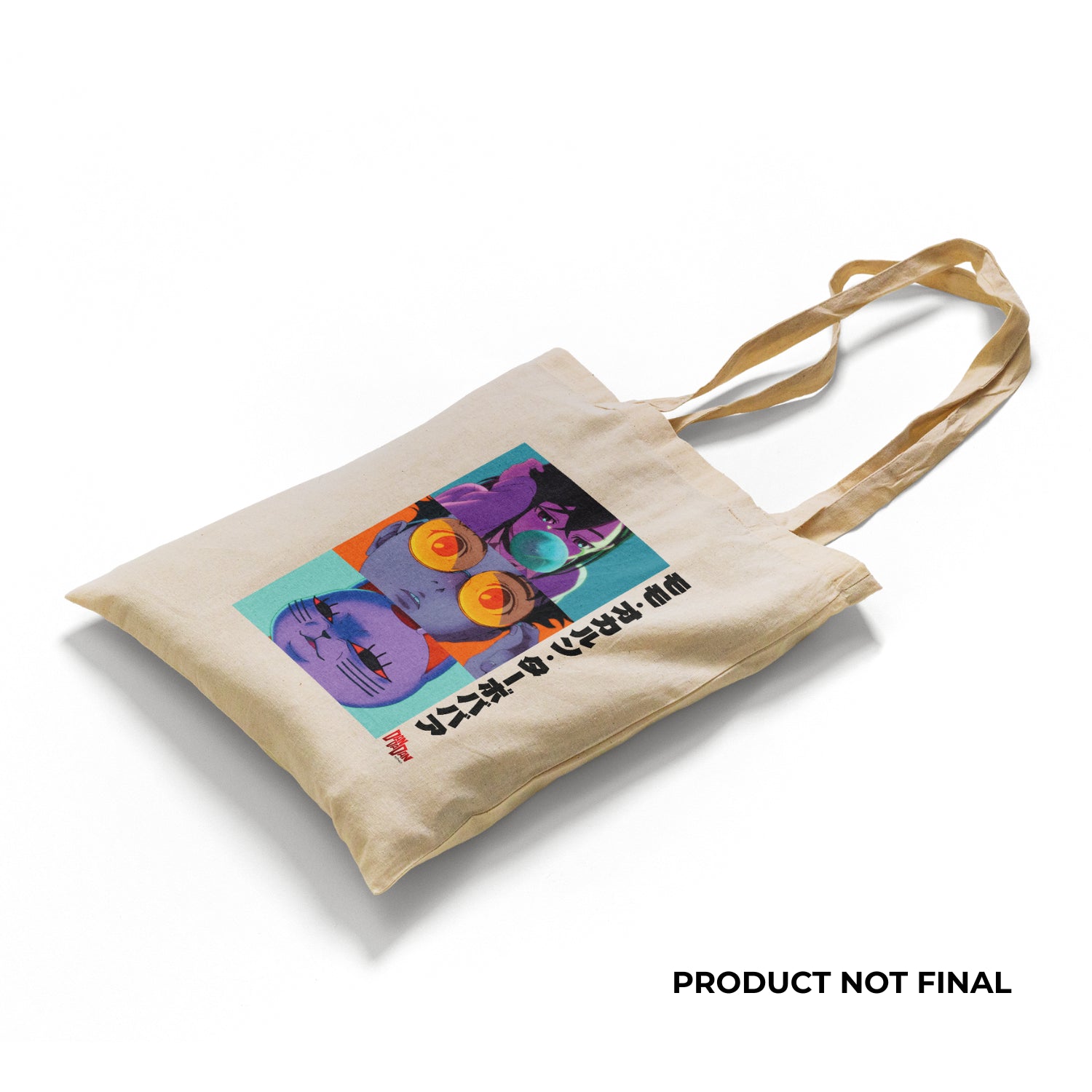 DANDADAN - TOTE BAG 38X42CM IN COTONE - OCCHI