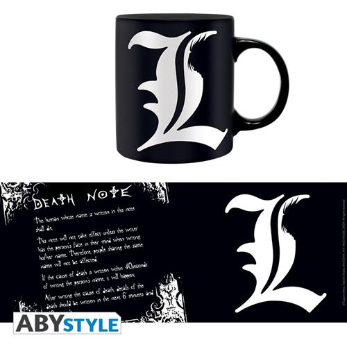 ABYMUG472 - DEATH NOTE - TAZZA 320ML - L & RULES