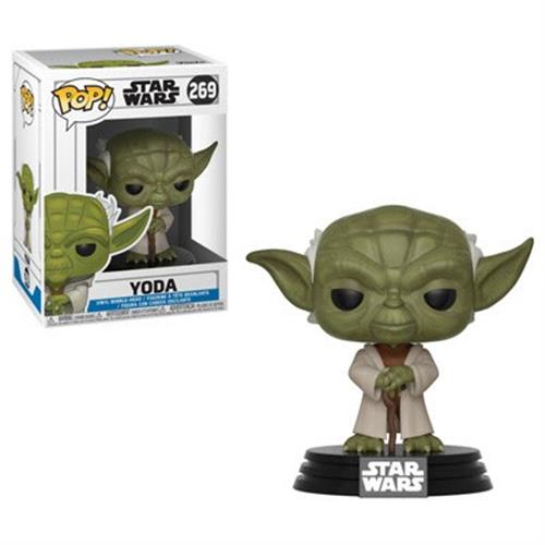 STAR WARS: THE CLONE WARS - POP FUNKO VINYL FIGURE 269 YODA 9CM