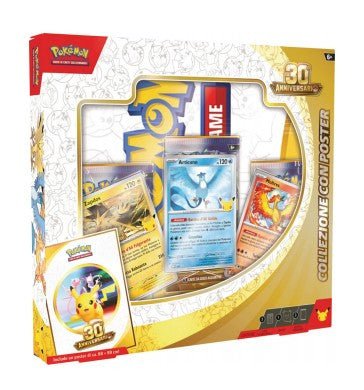 PK10467-I - POKEMON - POKEMON 30 ANNIVERSARIO - COLLEZIONE CON POSTER