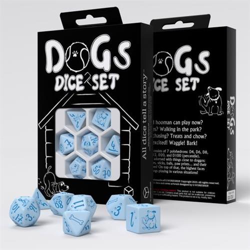 SDOG02 - SET 7 DADI - DOG DICE SET: MAX