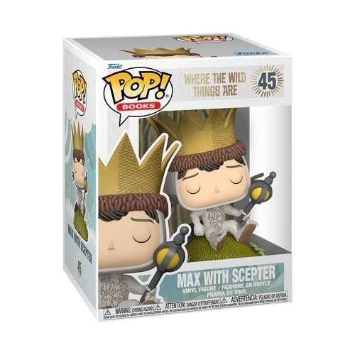 WHERE THE WILD THINGS ARE - POP FUNKO PREMIUM VINYL FIGURE 45 MAX WITH SCEPTER 9CM