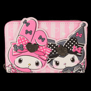 SANRIO - HELLO KITTY - PORTAFOGLIO CON ZIP - MY MELODY AND KUROMI