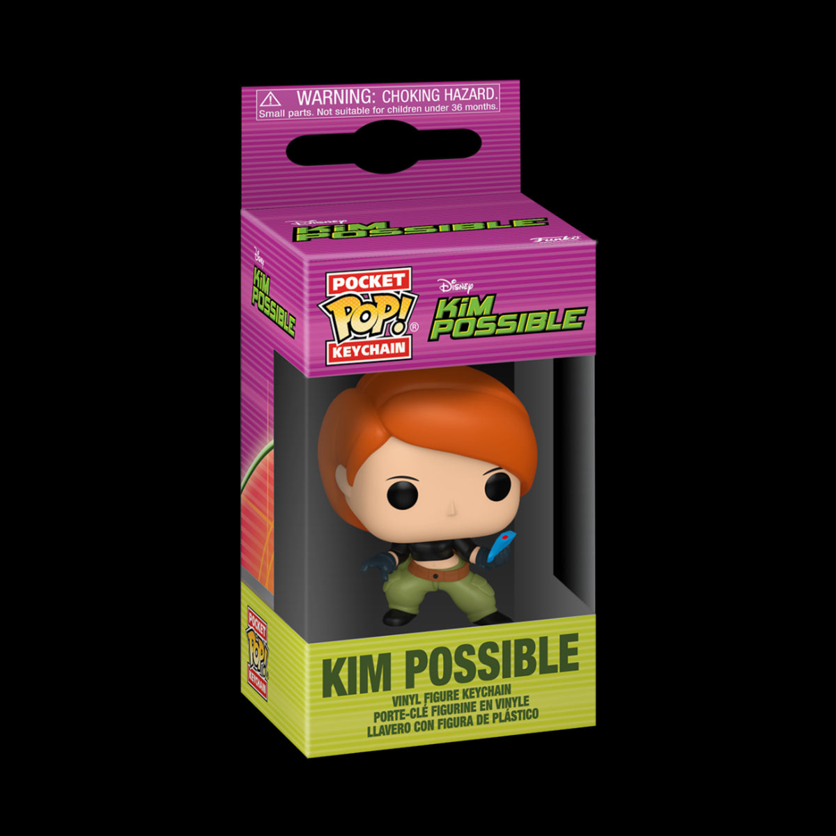 KIM POSSIBLE - KEYCHAIN - KIM 4CM